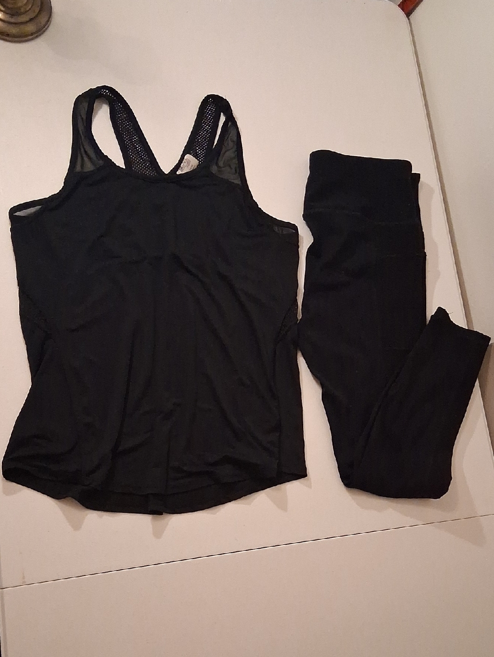 🧹Ribbed Leggings & Danskin Top
